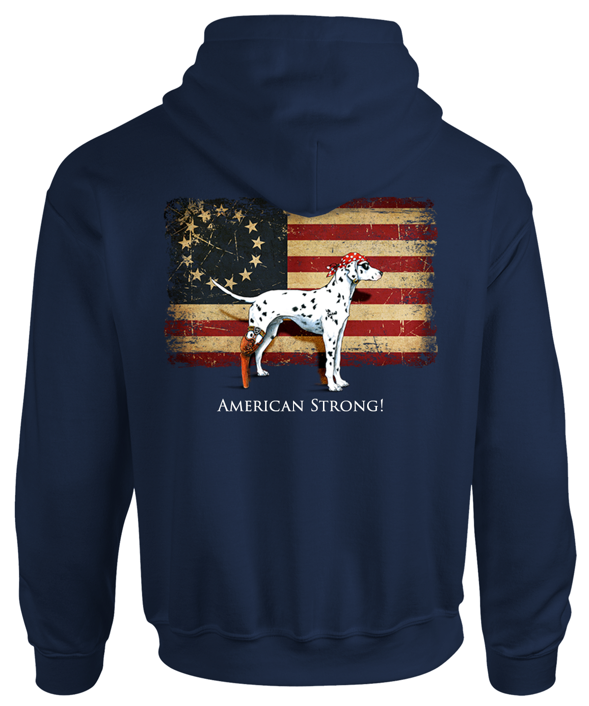 American Strong - Full Zip Hooded Sweater