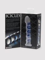 Icicles No 5 Sapphire Spiral Glass Dildo 7 Inch - Image 8