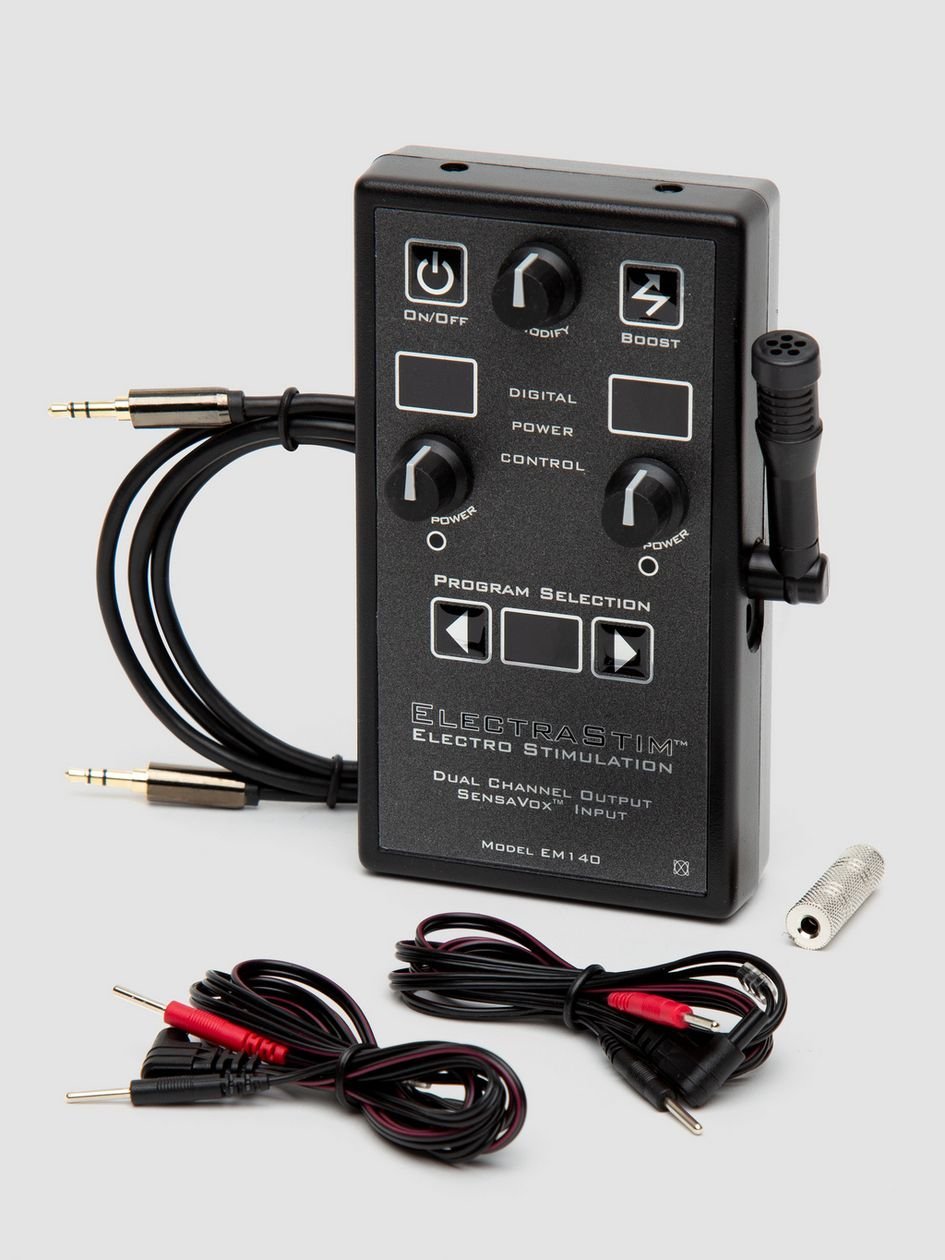 13042.jpg ElectraStim EM140 SensaVox Power Unit Dual Channel Electrosex Kit - Image 1
