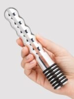 ElectraStim Bi-Polar Electrosex Wave Metal Dildo 7 Inch - Image 3