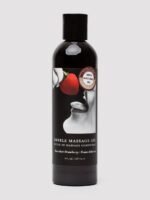 Earthly Body Strawberry Edible Massage Oil 8 fl oz - Image 2