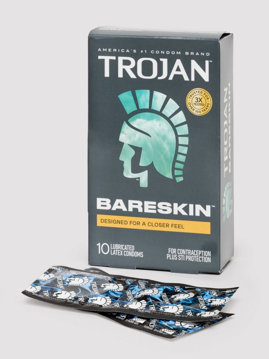 31748.jpg Trojan Sensitivity BareSkin Thin Latex Condoms (10 Count) - Image 1