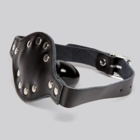 Bondage Boutique Leather and Studs Dildo Gag