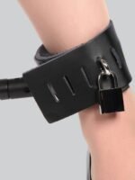 Bondage Boutique Expandable Spreader Bar with Leather Cuffs - Image 2