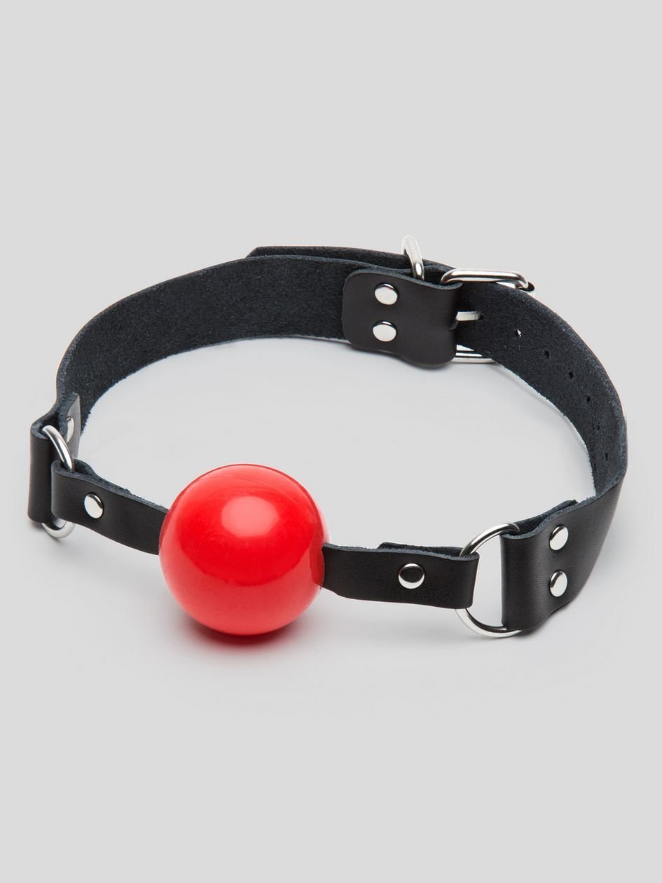 39330.jpg Bondage Boutique Large Silicone Ball Gag - Image 1
