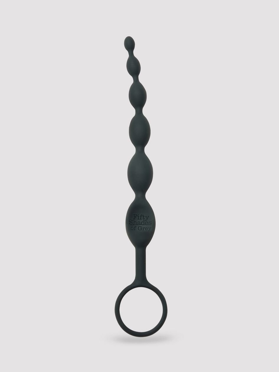 40173.jpg Fifty Shades of Grey Pleasure Intensified Silicone Anal Beads - Image 1