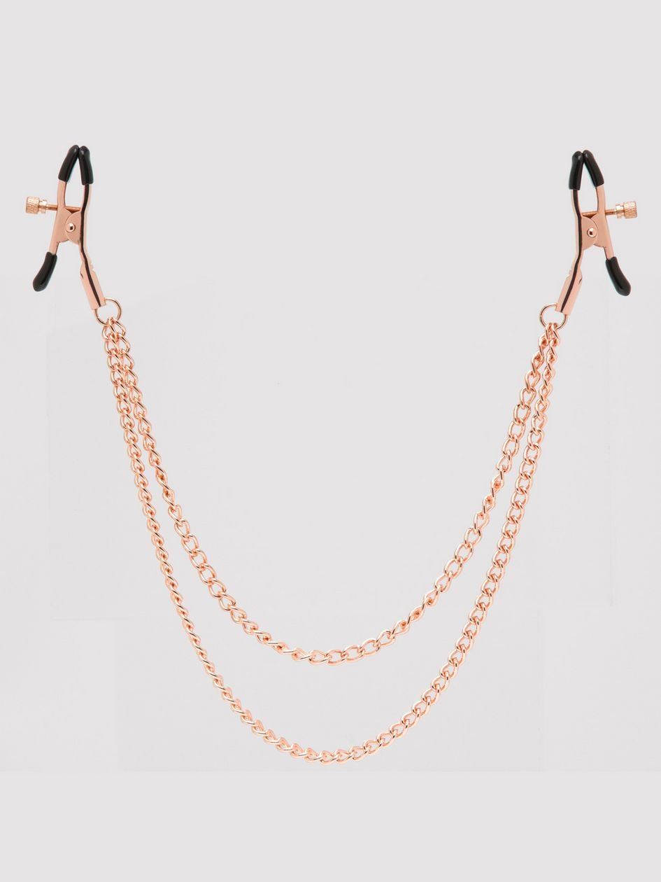 54476.jpg Entice Tiered Intimate Rose Gold Nipple Clamps - Image 1