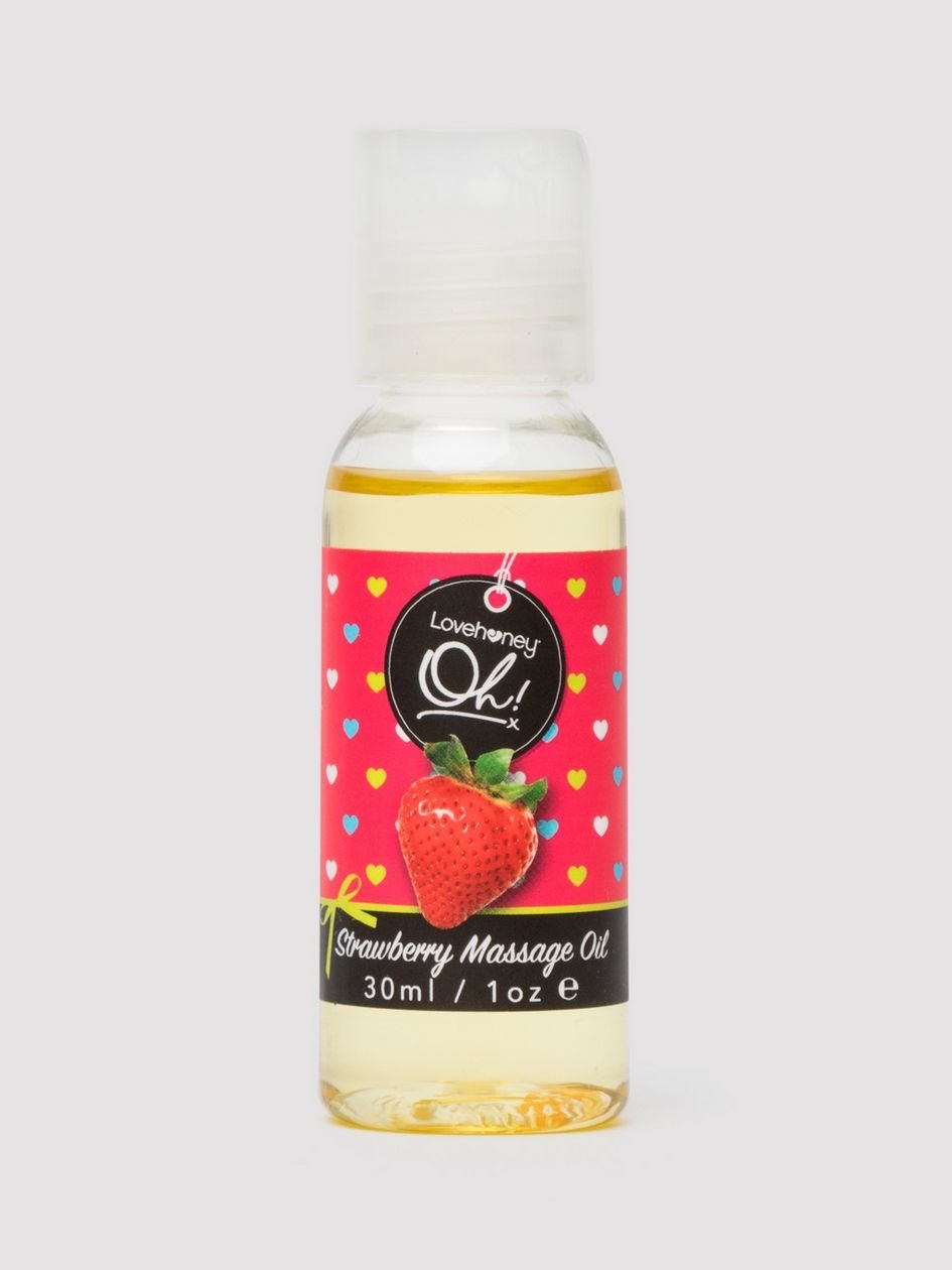 54513-1.jpg Lovehoney Oh! Strawberry Kissable Massage Oil 1.0 fl.oz - Image 1