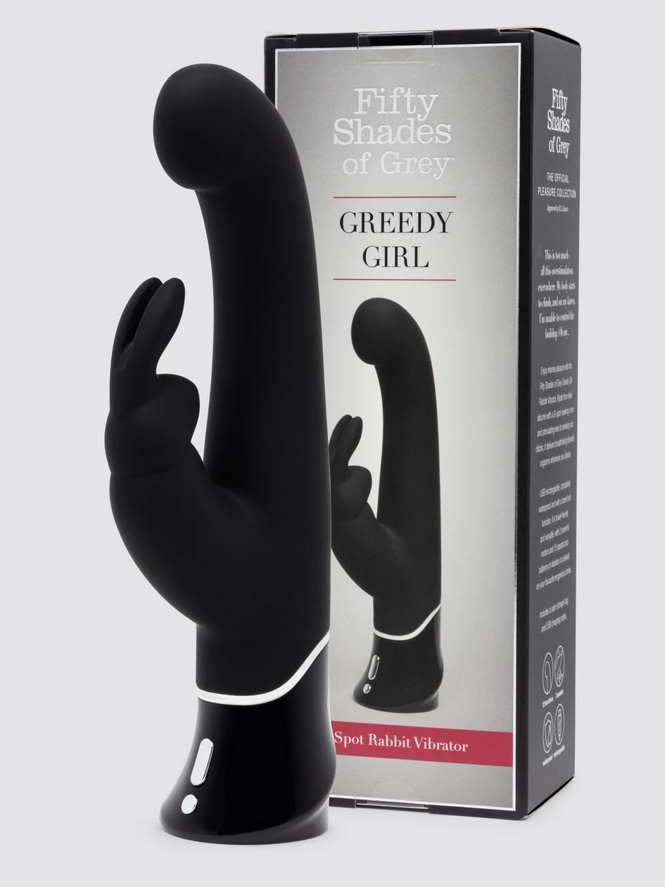 54811.jpg Fifty Shades of Grey Greedy Girl G-Spot Rabbit Vibrator - Image 1