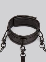 Bondage Boutique Faux Leather Collar and Cuff Set - Image 5