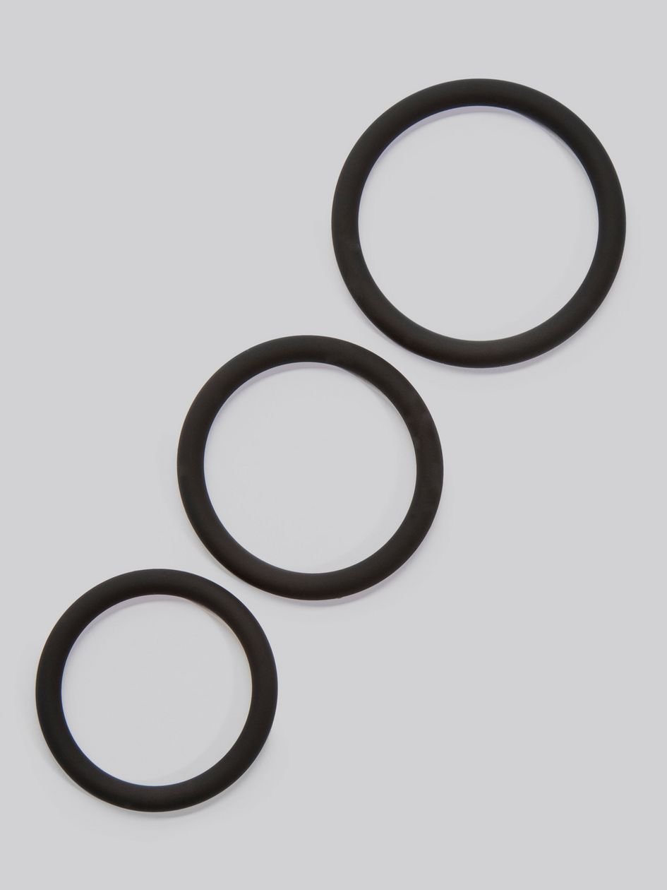 58321.jpg Lovehoney Get Hard Stretchy Silicone Cock Ring Set (3 Count) - Image 1