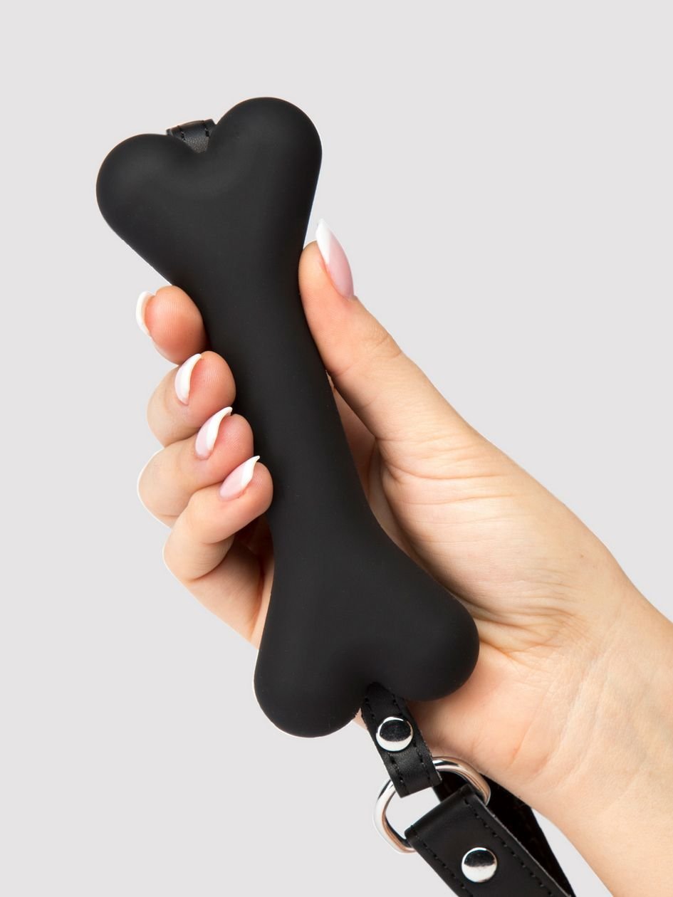 60976.jpg Bondage Boutique Silicone Dog Bone Gag - Image 1