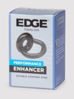 Lovehoney Black Mega Boost Double Stamina Ring - Image 6