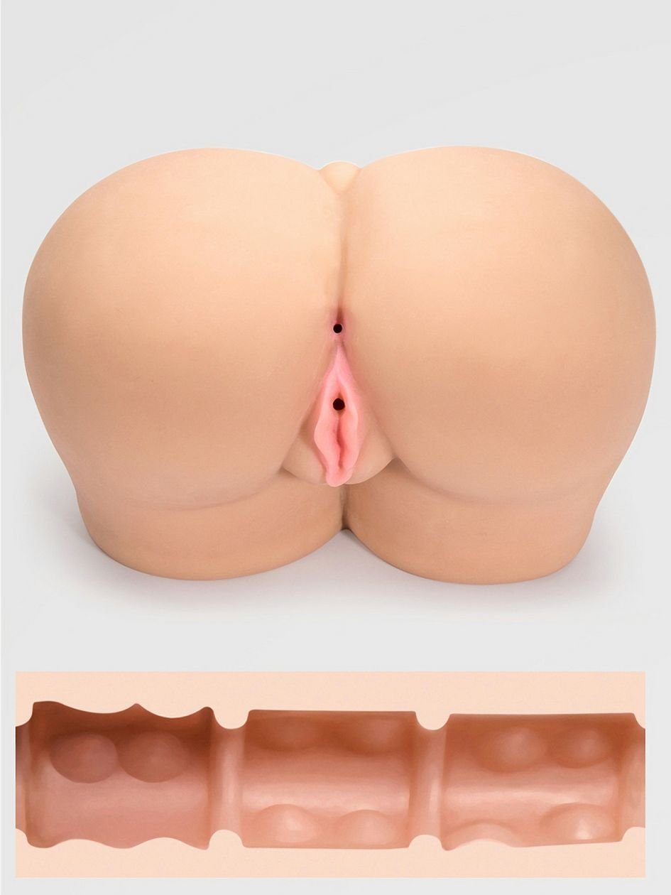 64015.jpg THRUST Pro Elite Alana Ribbed Vagina and Ass Masturbator 246.9oz - Image 1