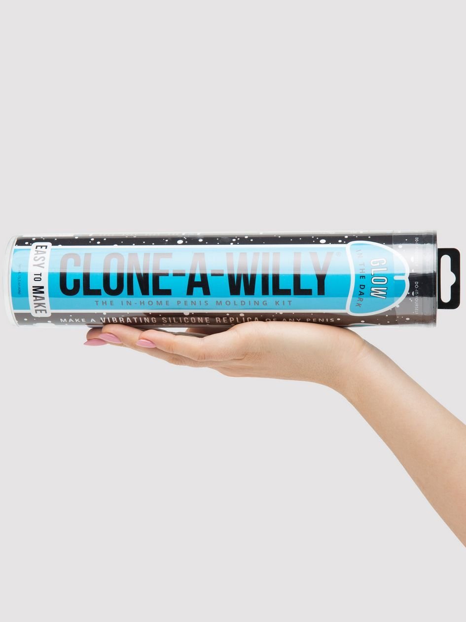 67708.jpg Clone-A-Willy Glow In The Dark Vibrator Molding Kit Blue - Image 1