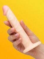 Lifelike Lover Basic Slimline Realistic Anal Dildo 6 Inch - Image 2