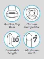 Lifelike Lover Ultra Realistic Extra Girthy Dildo 10 Inch - Image 5