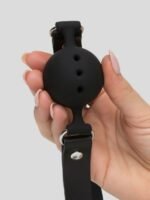 Bondage Boutique Medium Silicone Breathable Ball Gag - Image 6
