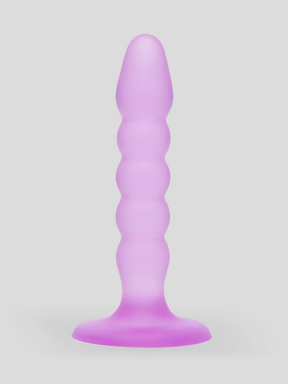 71282.jpg BASICS Ribbed Anal Starter Dildo 5 Inch - Image 1