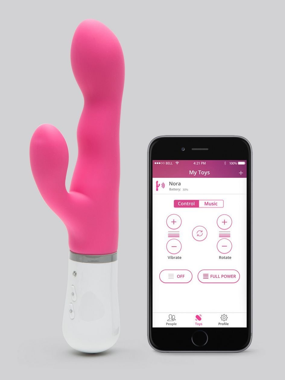 71889.jpg Lovense Nora App Controlled Rechargeable Rotating Rabbit Vibrator - Image 1