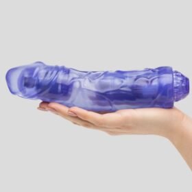 Dual Motor Rechargeable Extra Girthy Realistic Dildo Vibrator 9 Inch