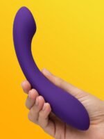 Desire Luxury Weighted Curved Silicone Dildo - Image 2
