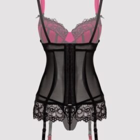 Lovehoney Boudoir Belle Cherry Push-Up Basque Set