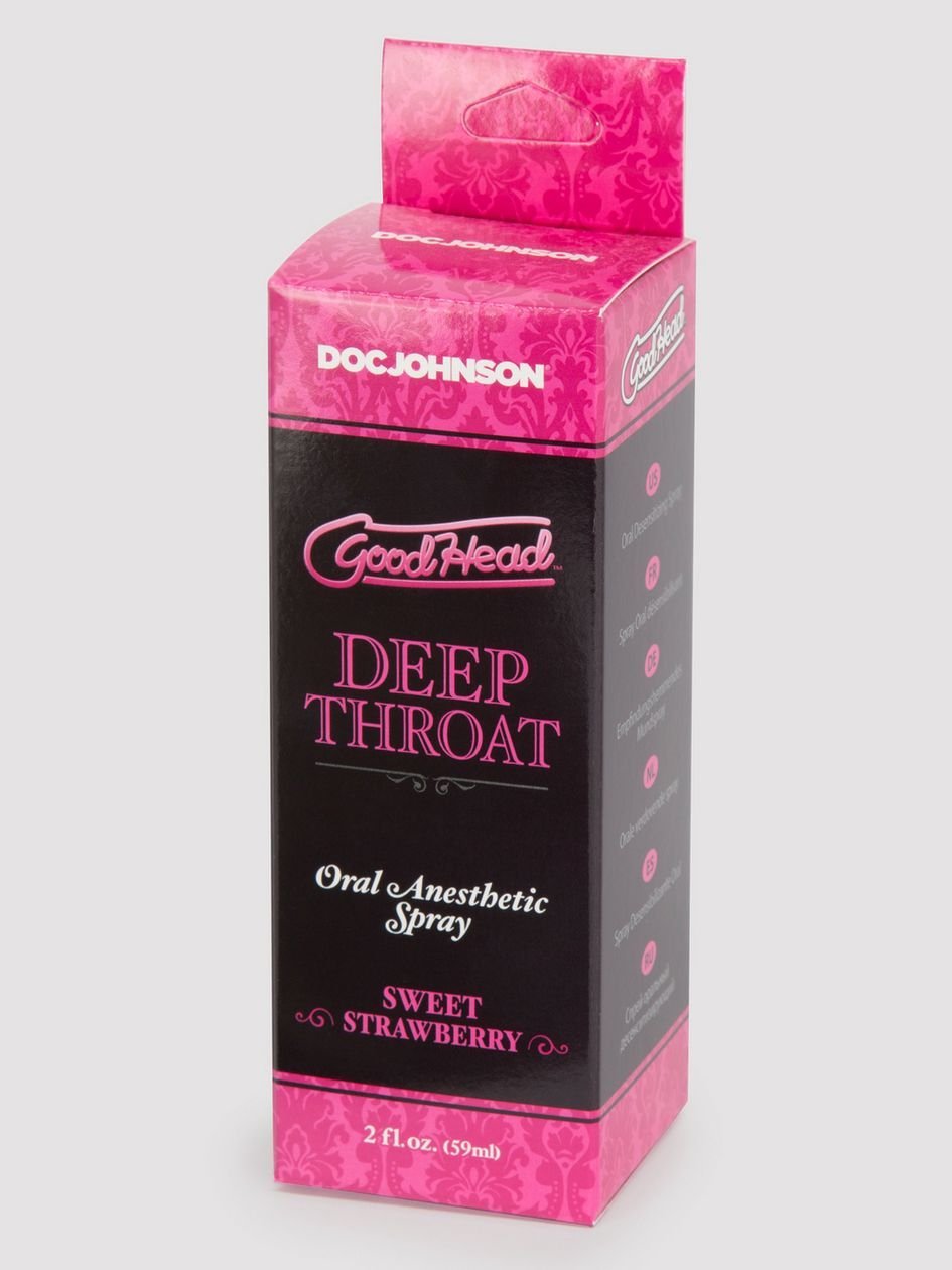 72902.jpg Doc Johnson Good Head Deep Throat Strawberry Oral Anesthetic Spray 2 fl oz - Image 1