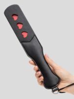 Sex & Mischief Heart Faux Leather Slapper Paddle - Image 5