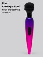 Lovehoney Deluxe Rechargeable Mini Metallic Massage Wand Vibrator - Image 2