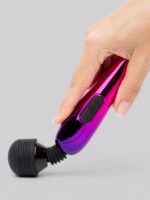 Lovehoney Deluxe Rechargeable Mini Metallic Massage Wand Vibrator - Image 4
