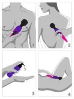 Lovehoney Deluxe Rechargeable Mini Metallic Massage Wand Vibrator - Image 7
