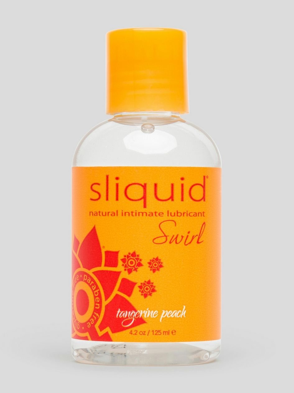 74502.jpg Sliquid Swirl Tangerine Peach Flavored Lubricant 4.2 fl oz - Image 1