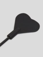 Bondage Boutique Black Skip a Beat Silicone Heart Riding Crop - Image 2