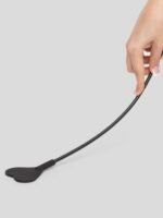 Bondage Boutique Black Skip a Beat Silicone Heart Riding Crop - Image 4