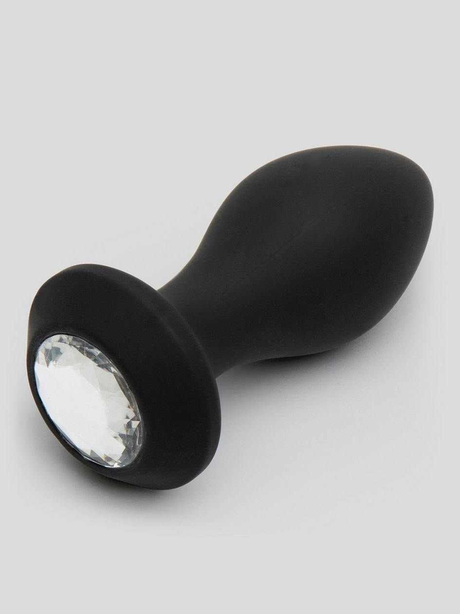 74748.jpg Power Gem Rechargeable Vibrating Silicone Butt Plug 3 Inch - Image 1