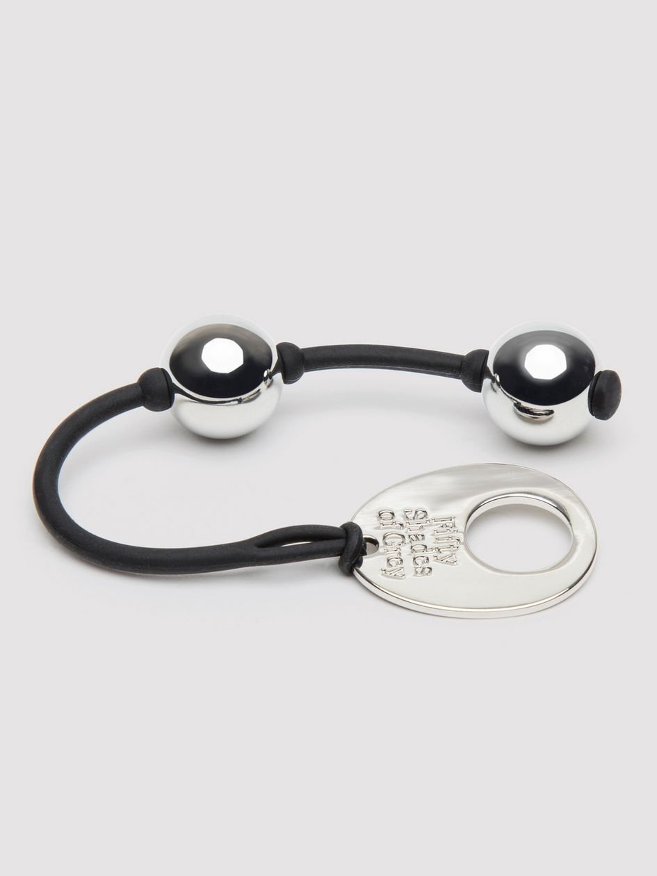 74939.jpg Fifty Shades of Grey Inner Goddess Mini Silver Pleasure Balls 3oz - Image 1