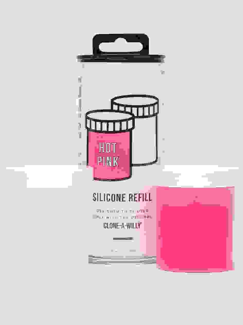 76931.jpg Clone-A-Willy Hot Pink Silicone Refill - Image 1