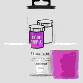 Clone-A-Willy Neon Purple Silicone Refill