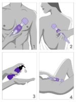 Lovehoney Deluxe Rechargeable Mini Massage Wand Vibrator - Image 7