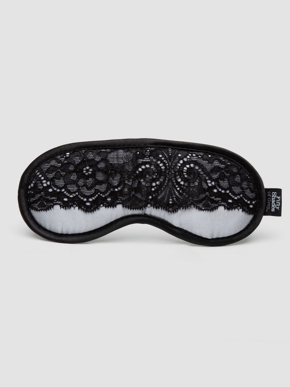 80022.jpg Fifty Shades of Grey Play Nice Satin and Lace Blindfold - Image 1