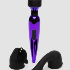 Lovehoney Purple Power Mini Massage Wand Vibrator Kit (4 Piece)