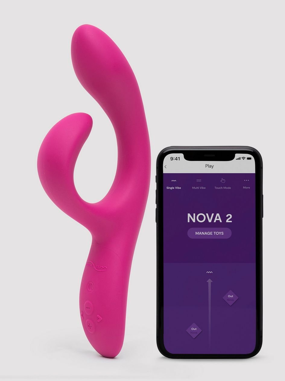 80720.jpg We-Vibe Nova 2 App Controlled Rechargeable Rabbit Vibrator - Image 1