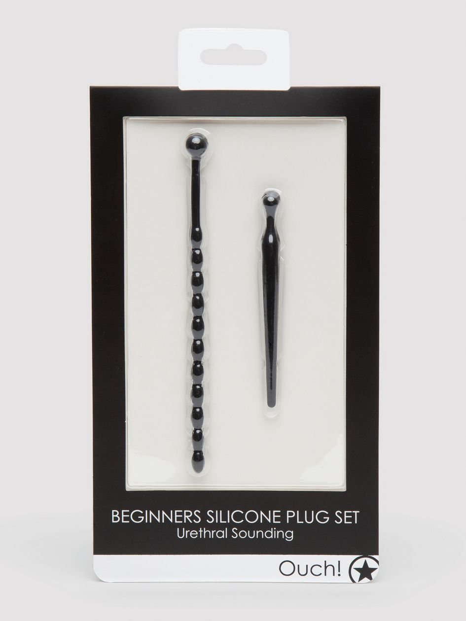 81009.jpg Ouch! Beginner's 3mm/5mm Silicone Urethral Dilator Set - Image 1