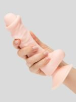 Lifelike Lover Classic Dual-Density Dildo with Moving Foreskin 8 Inch - Image 5