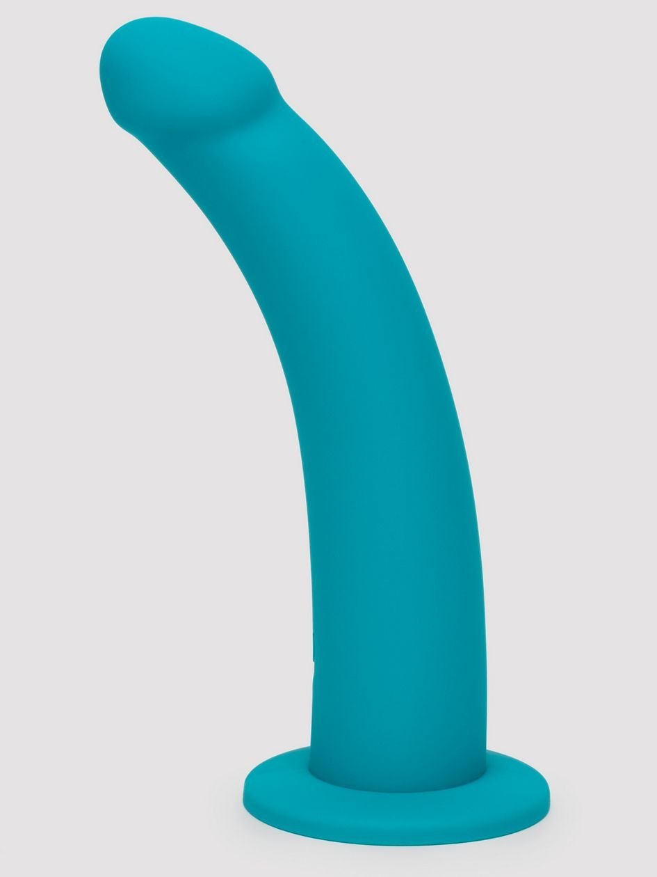 81725.jpg Lovehoney Curved Silicone Suction Cup Dildo 8 Inch - Image 1