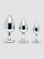 Lovehoney Jeweled Metal Butt Plug Set (3 Piece) - Image 2