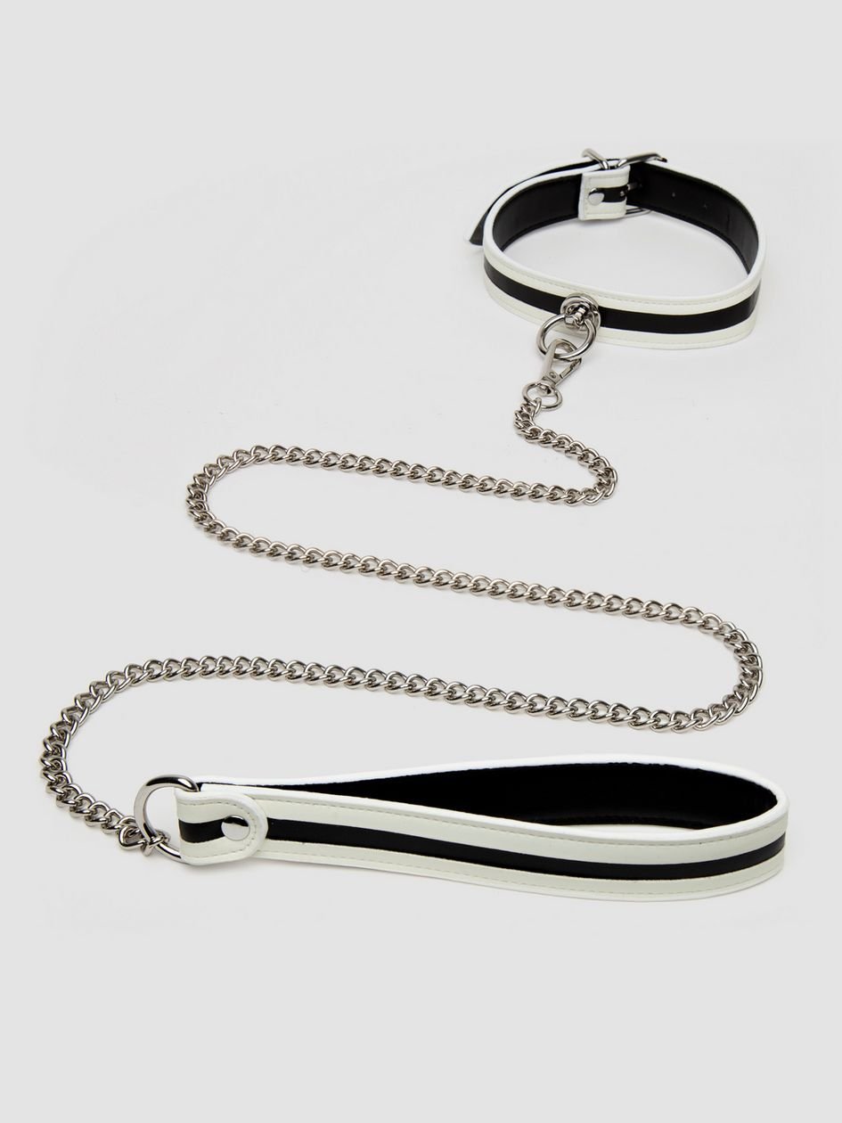 81905.jpg Bondage Boutique Glow-in-the-Dark Collar and Lead - Image 1