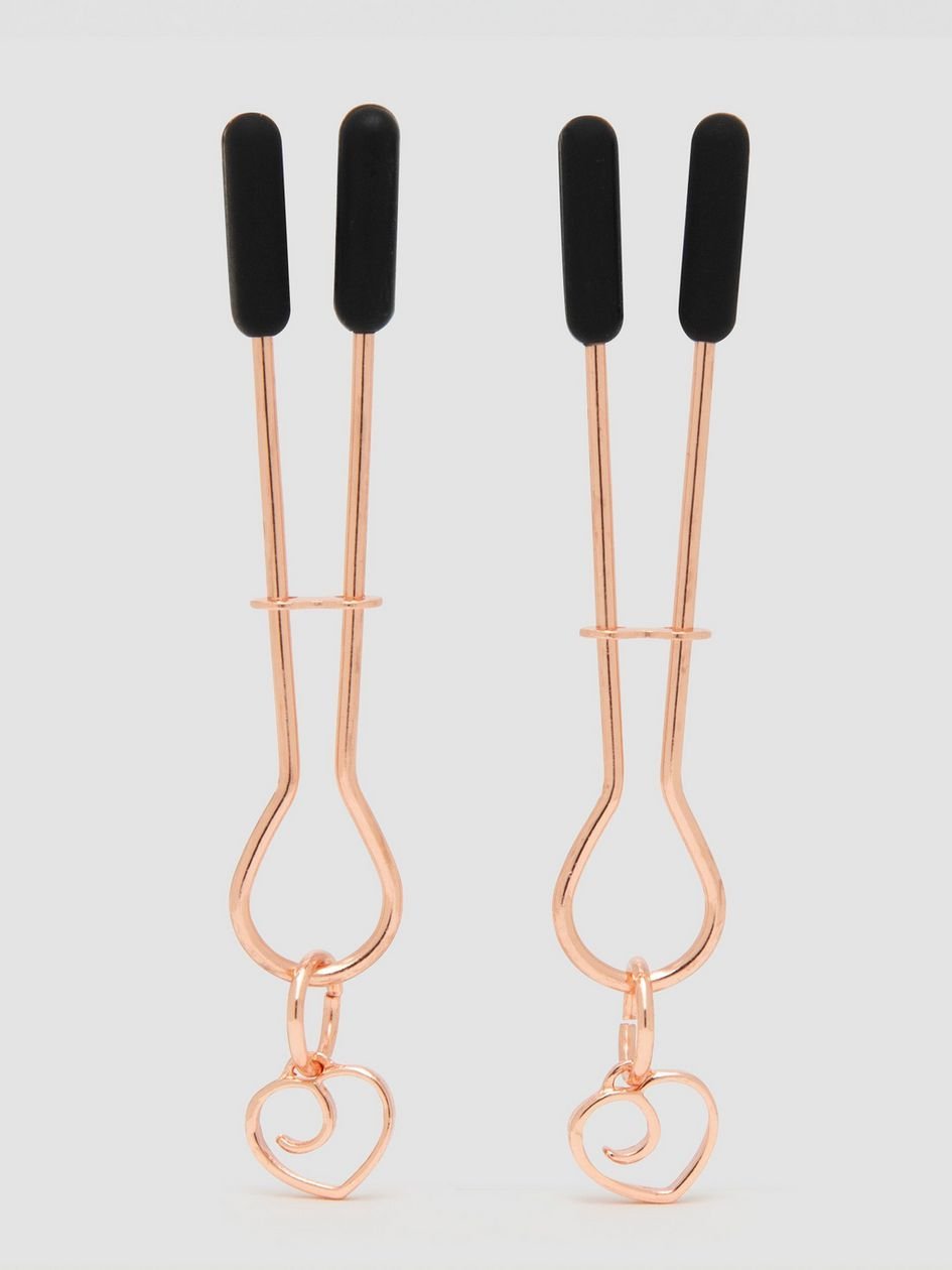 81919.jpg Bondage Boutique Rose Gold Adjustable Nipple Clamps - Image 1