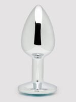 Lovehoney Silver Jewelled Aluminum Beginner's Butt Plug 2.5 Inch - Image 3